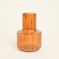 Beauty Home Γυάλινο Βάζο 13.5 x 19 cm