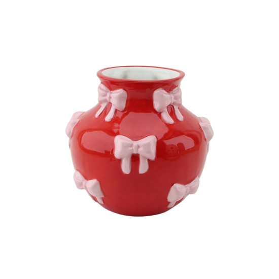 Beauty Home Βάζο Κορδέλες 14,5 x 14,5 x 13 cm