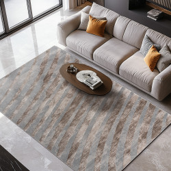 Beauty Home Σετ Κρεβατοκάμαρας 3τμχ Zenia Art 9438 (67x140+67x140+67x230) Μπεζ,Γκρι