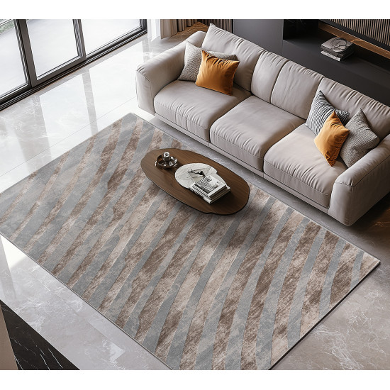 Beauty Home Σετ Κρεβατοκάμαρας 3τμχ Zenia Art 9438 (67x140+67x140+67x230) Μπεζ,Γκρι