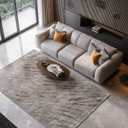 Beauty Home Σετ Κρεβατοκάμαρας 3τμχ Zenia Art 9439 (67x140+67x140+67x230) Μπεζ,Γκρι