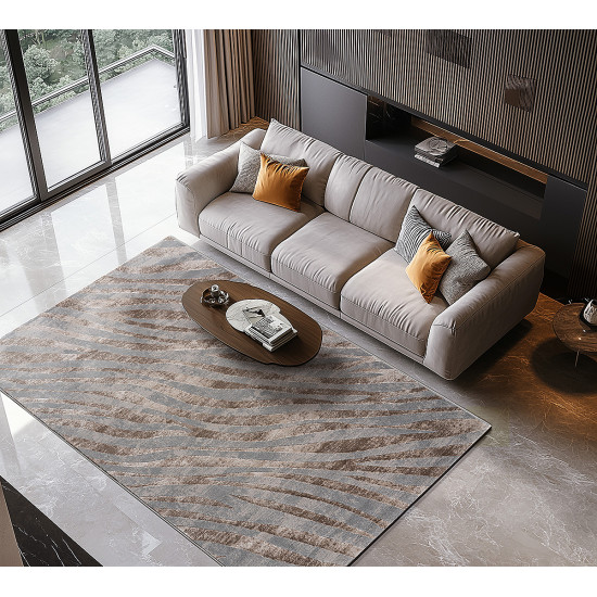 Beauty Home Σετ Κρεβατοκάμαρας 3τμχ Zenia Art 9439 (67x140+67x140+67x230) Μπεζ,Γκρι