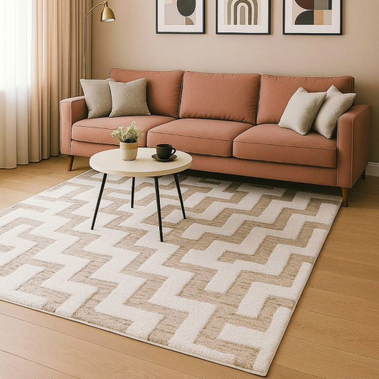 Beauty Home Σετ Κρεβατοκάμαρας 3τμχ Puffy Art 9657 (66x140+66x140+66x230) Μπεζ