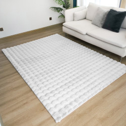 Beauty Home Πατάκι Bubble Art 9661 67x140 Λευκό Beauty Home Πατάκι Bubble Art 9661 67x140 Λευκό