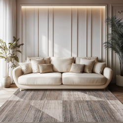 Beauty Home Διάδρομος με το μέτρο Serena Art 9833 67cm Μπεζ,Γκρι Beauty Home Διάδρομος με το μέτρο Serena Art 9833 67cm Μπεζ,Γκρι