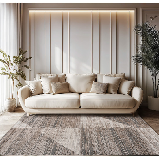 Beauty Home Σετ Κρεβατοκάμαρας 3τμχ Serena Art 9833 (67x140+67x140+67x230) Μπεζ,Γκρι
