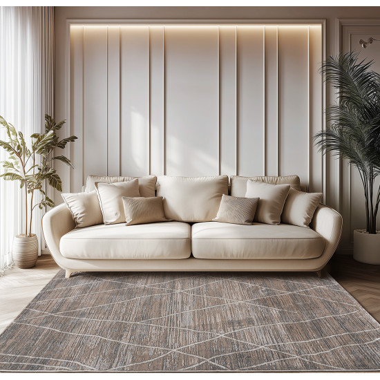 Beauty Home Σετ Κρεβατοκάμαρας 3τμχ Serena Art 9834 (67x140+67x140+67x230) Μπεζ,Γκρι