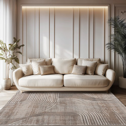 Beauty Home Διάδρομος με το μέτρο Serena Art 9835 67cm Μπεζ,Γκρι Beauty Home Διάδρομος με το μέτρο Serena Art 9835 67cm Μπεζ,Γκρι