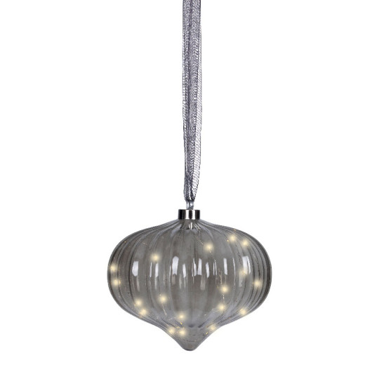 Beauty Home ΦΑΝΑΡΙ ΕΣΩΤΕΡΙΚΟΥ ΧΩΡΟΥ ΜΕ LED ΓΚΡΙ Φ20