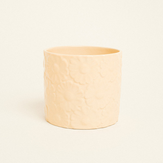 Beauty Home Κασπώ Πήλινο με Ανάγλυφο Σχέδιο Λουλουδιών
12.8cm x 13.1cm Beauty Home Κασπώ Πήλινο με Ανάγλυφο Σχέδιο Λουλουδιών
12.8cm x 13.1cm