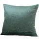 Beauty Home Μαξιλαροθήκη 45 x 45 cm Βελούδο Πράσινο Σκούρο Με Χρύσα Αστέρια