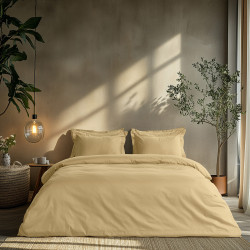 Beauty Home Σετ παπλωματοθήκη μονή Art 1700 Harmony 170x250 Κρεμ