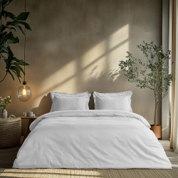 Beauty Home Σετ παπλωματοθήκη μονή Art 1700 Harmony 170x250 Λευκό