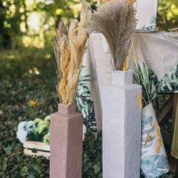 Beauty Home Βάζο Vera Κεραμικό Ιβουάρ 13x60x13cm