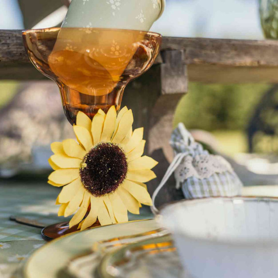 Beauty Home 2 τεχνητά ηλιοτρόπια Ø10cm