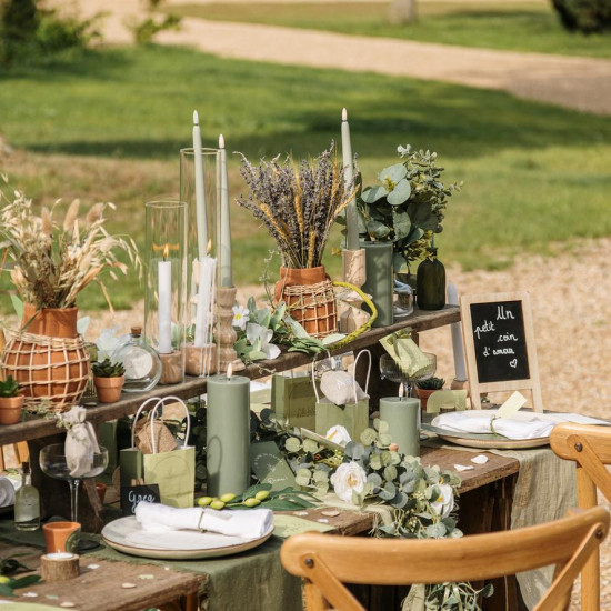 Beauty Home Κυλινδρικό κερί LED λαδι 20 x 7 cm