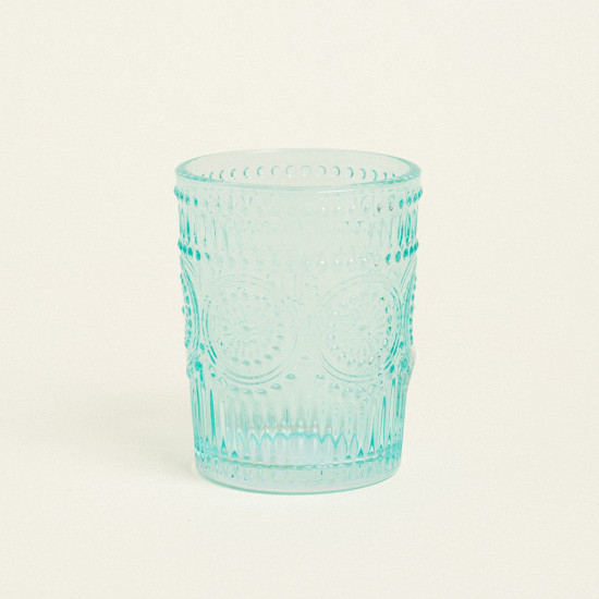 Beauty Home ΠΟΤΗΡΙ ΓΥΑΛΙΝΟ ΑΝΑΓΛΥΦΟ 8 x 10 cm ΒΕΡΑΜΑΝ