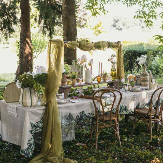 Beauty Home Φανάρι Élora Ficelle Κρεμ, Μπεζ και Πράσινο Ø16,5x25c…