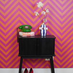 Beauty Home Βάζο “Ψαράκια” – Μπλε/Λευκό/Ροζ 14×11,5×18,5cm