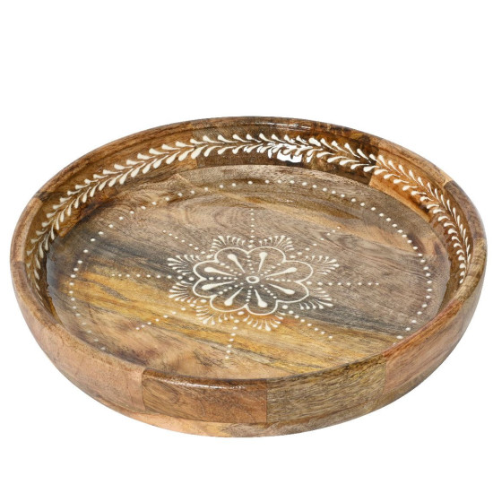 Beauty Home Δίσκος Ξύλο μάνγκο 30 x 5 cm