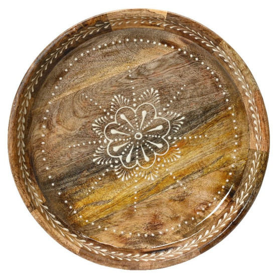 Beauty Home Δίσκος Ξύλο μάνγκο 30 x 5 cm