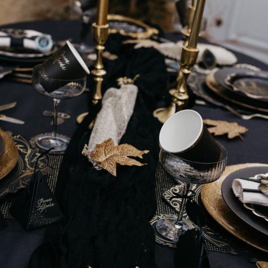 Beauty Home Κηροπήγιο μεταλλικό Gabina – Χρυσό Ø9x23cm