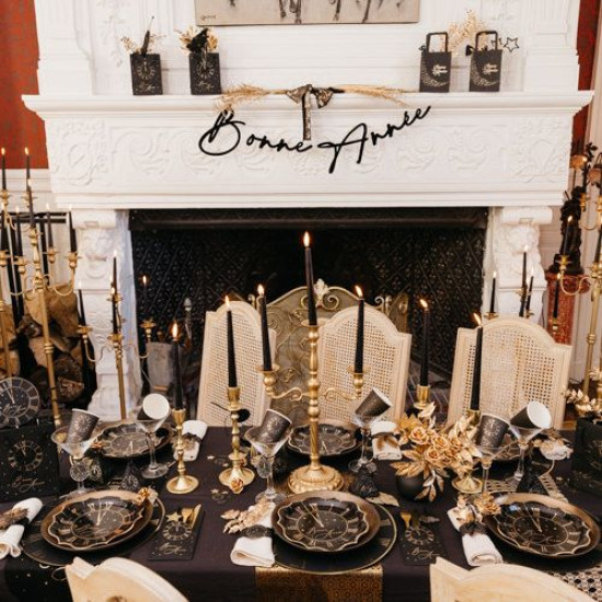 Beauty Home Κηροπήγιο μεταλλικό Gabina – Χρυσό Ø9x23cm