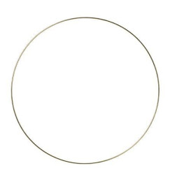 Beauty Home ΜΕΤΑΛΛΙΚΟΣ ΚΥΚΛΟΣ  ΧΡΥΣΟΣ 30CM