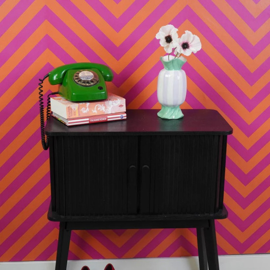 Beauty Home Βάζο “καραμέλα” – Μέντα/Λιλά 9,5×9,5x21cm