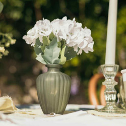 Beauty Home Βάζο γυάλινο Jeanne – Λαδί Ø7,5×10,5cm – 180ml Beauty Home Βάζο γυάλινο Jeanne – Λαδί Ø7,5×10,5cm – 180ml