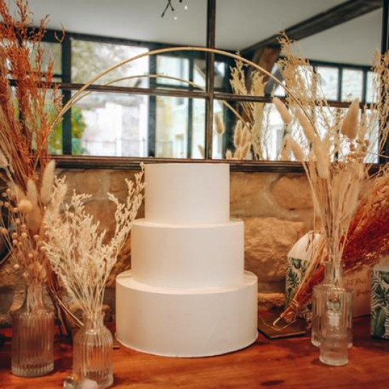 Beauty Home ΜΕΤΑΛΛΙΚΟΣ ΚΥΚΛΟΣ ΧΡΥΣΟΣ ΜΕ ΑΝΟΙΓΜΑ 55 x 51 cm