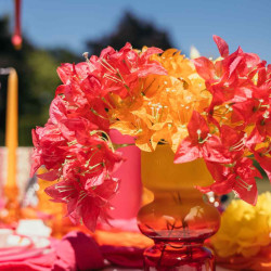 Beauty Home Βάζο γυάλινο Gabriel – Διχρωμία κίτρινο με φραμπουάζ Ø10x18cm – 820ml Beauty Home Βάζο γυάλινο Gabriel – Διχρωμία κίτρινο με φραμπουάζ Ø10x18cm – 820ml