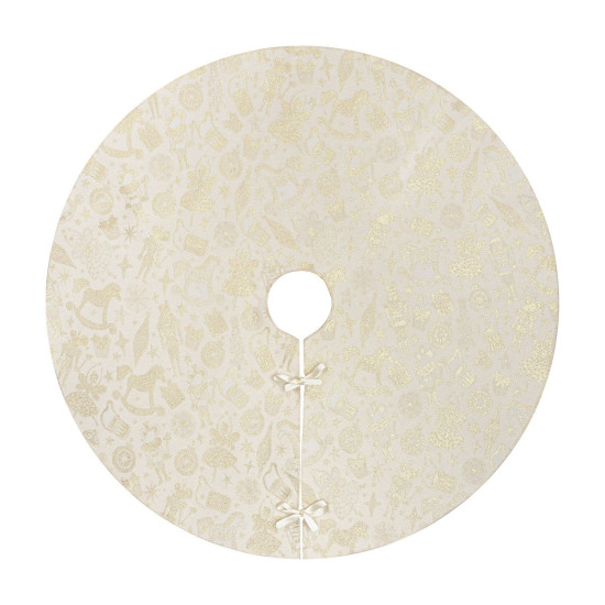 Beauty Home ΠΟΔΙΑ ΔΕΝΤΡΟΥ 90 CM ΖΑΚΑΡ ΚΑΡΥΟΘΡΑΥΣΤΗΣ ΜΕ ΧΡΥΣΟ ΛΟΥΡΕΞ