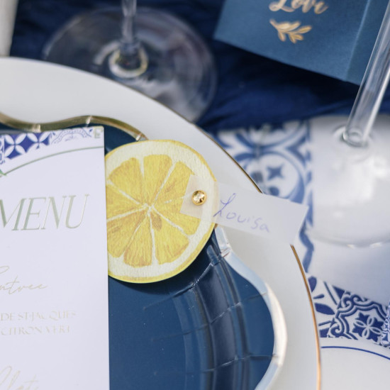 Beauty Home 20 Χαρτοπετσέτες κοκτέιλ φέτα λεμονιού