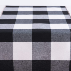 Beauty Home ΡΑΝΝΕΡ ΜΕΓΑΛΟ ΚΑΡΩ ΑΣΠΡΟΜΑΥΡΟ