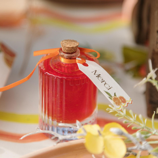 Beauty Home Μικρό μπουκάλι με φελλό Lucie Ø4,5×6,7cm – 30ml