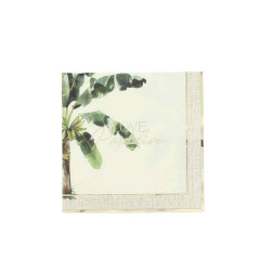 Beauty Home 16 χαρτοπετσέτες κοκτέιλ  “Love Paradise” Coco Palm 24x24cm
