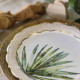 Beauty Home 8 Πιάτα Coco Palm Ø23cm
