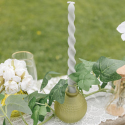 Beauty Home Βάζο Alice από σκαλιστό γυαλί σε χρώμα φιστικί Ø8,5×8,5cm – 200ml Beauty Home Βάζο Alice από σκαλιστό γυαλί σε χρώμα φιστικί Ø8,5×8,5cm – 200ml