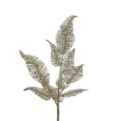 Beauty Home ΦΤΕΡΗ ΧΡΥΣΗ ΜΕ ΓΚΛΙΤΕΡ 67 cm