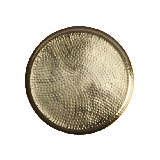 Beauty Home ΔΙΣΚΟΣ ΜΕΤΑΛΛΙΚΟΣ ΧΡΥΣΟΣ 45 cm