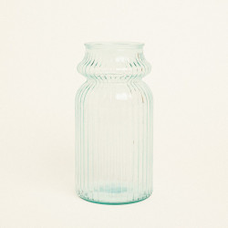 Beauty Home Γυάλινο Βάζο Ίριδα 28 CM