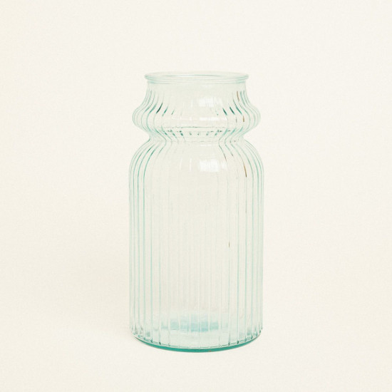 Beauty Home Γυάλινο Βάζο Ίριδα 28 CM