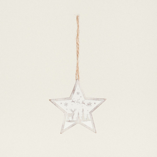 Beauty Home ΞΥΛΙΝH ΦΙΓΟΥΡA ΑΣΤΕΡΙ ΜΕ ΕΛΑΤΑ