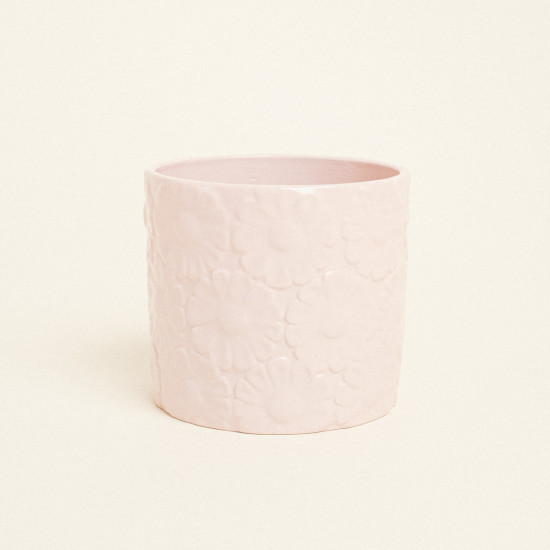 Beauty Home Κασπώ Πήλινο με Ανάγλυφο Σχέδιο Λουλουδιών
12.8cm x 13.1cm