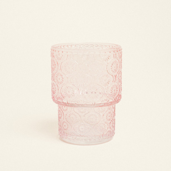Beauty Home Κηροπήγιο Γυάλινο 7 x 9,2 cm Πορτοκαλί Beauty Home Κηροπήγιο Γυάλινο 7 x 9,2 cm Πορτοκαλί