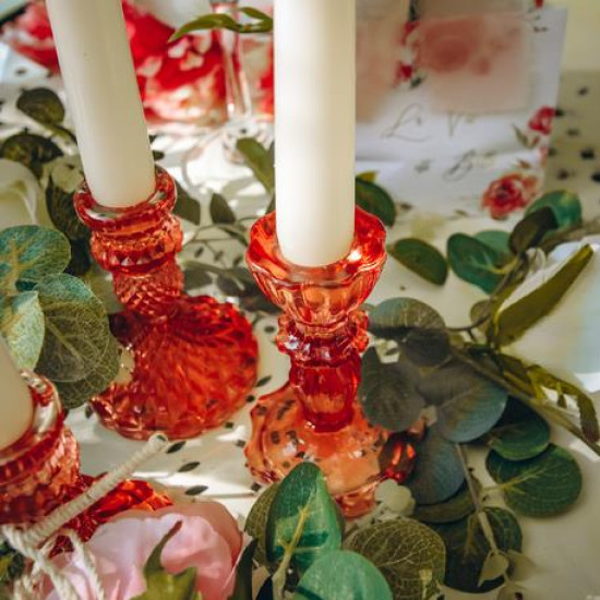 Beauty Home ΚΗΡΟΠΗΓΙΟ ΓΥΑΛΙΝΟ ΤΕΡΑΚΟΤΑ Ø8 x 10,5 cm