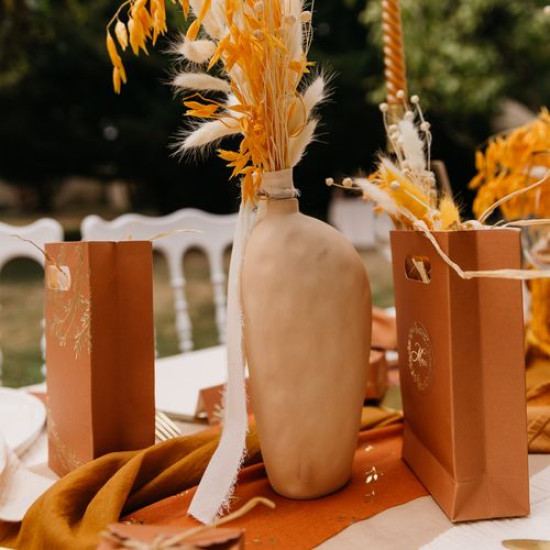 Beauty Home Βάζο κεραμικό Petra – Ροζ 21,5 x 10,5 cm