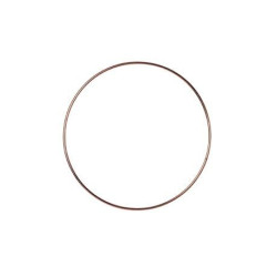 Beauty Home ΜΕΤΑΛΛΙΚΟΣ ΚΥΚΛΟΣ ΡΟΖ ΧΡΥΣΟ 20 CM