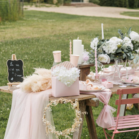 Beauty Home 10 χάρτινες ετικέτες θέσης – Ροζ 8 x 4 cm